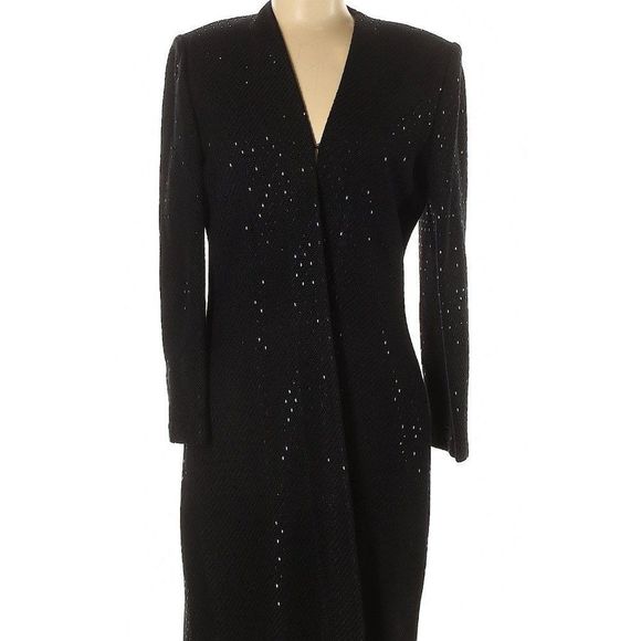 St. John Jackets & Blazers - St. John Couture Knit Long Embellished Jacket